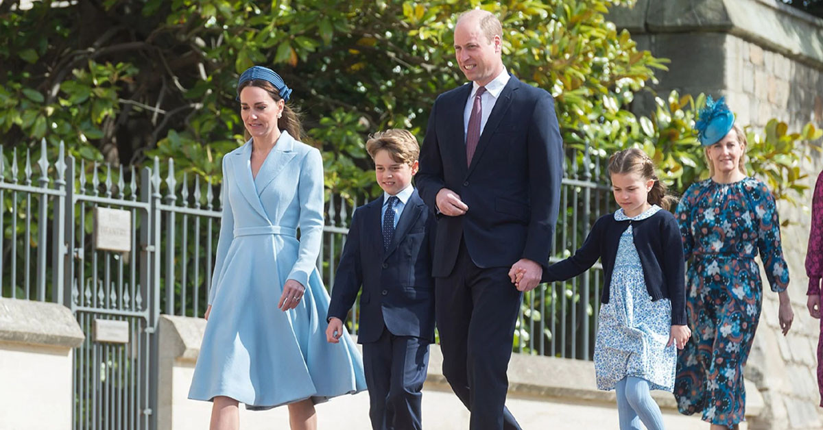 Fans were surprised by Charlotte and George's affection for Kate ...