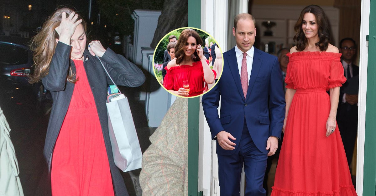 Princess Catherine suddenly appeared in a bright red dress when attending a birthday party