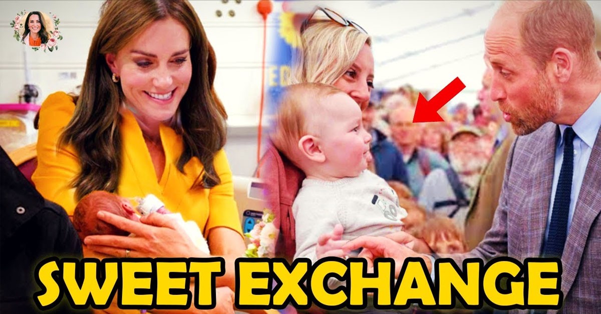 Catherine Bursts into Laughter as William's Amazing Interaction with Baby Named George Goes Viral Today