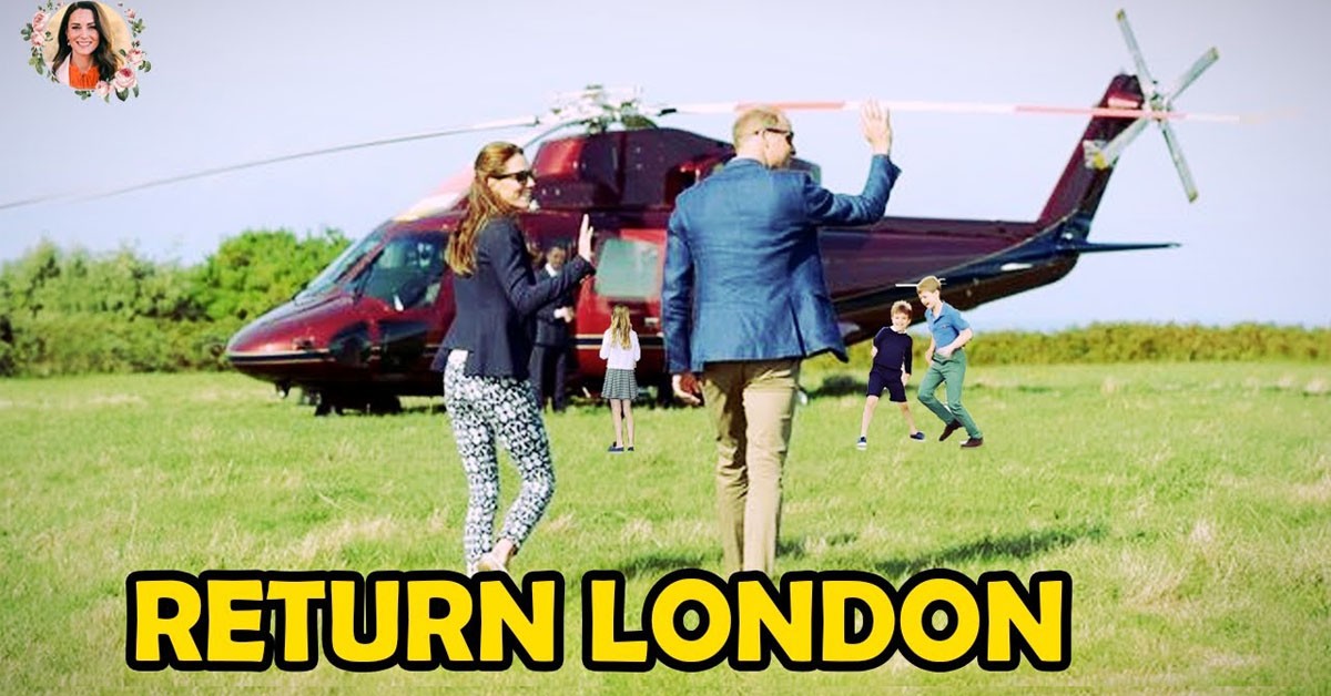 The Wales Family SPOTTED BOARDING HELICOPTER to Return to London After Summer Vacation In Balmoral