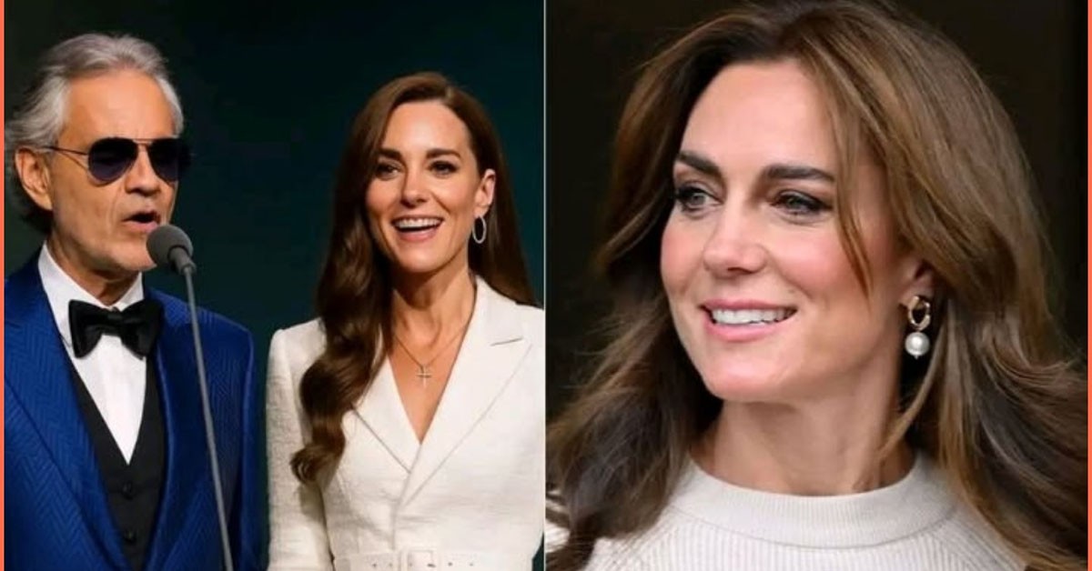 A Royal Voice, A Sacred Song: Kate Middleton and Andrea Bocelli’s Duet of “The Prayer” Moves a Nation to Tears