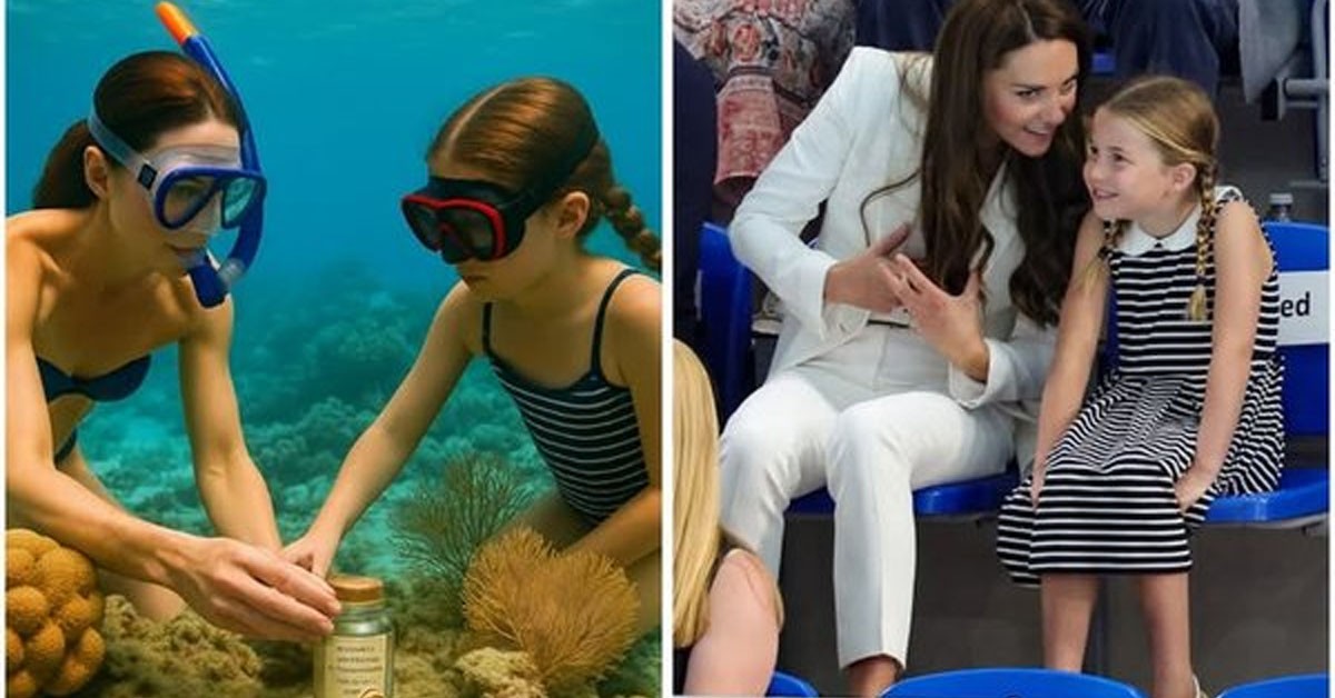 A Heartfelt Tribute: Kate Middleton and Princess Charlotte's Special Moment by the Sea