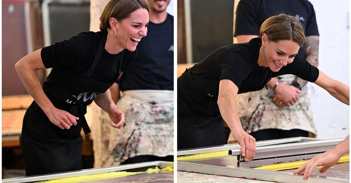 Celebrating British Craftsmanship: Princess Catherine's Visit to Marina Mill