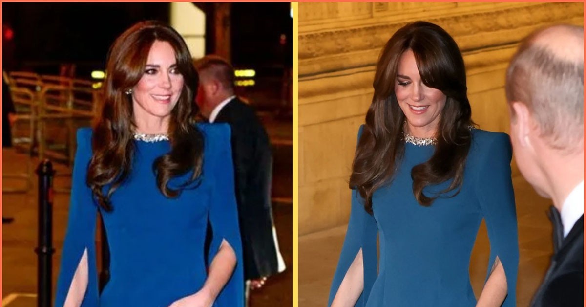 All Eyes on Princess Catherine in Stunning Safiyaa Gown and Diamond Bracelet Gifted by King Charles