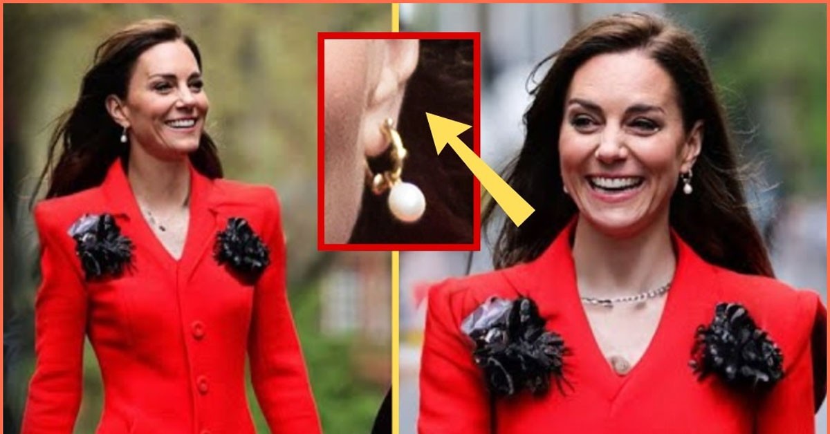 William Left SPEECHLESS As Catherine Dazzles In A Gorgeous Red Outfit And ‘Cha Cha’ Earrings At Royal Engagement