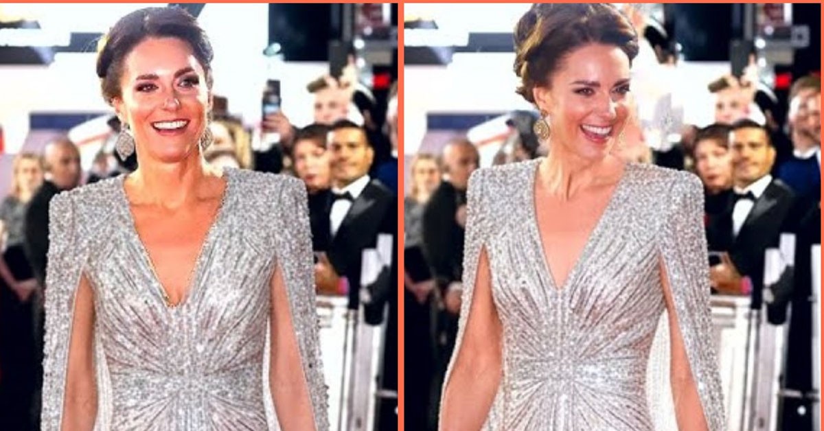 ROYALS IN SHOCK! Princess Catherine Bold in a Daring Low-Cut Cape Gown at the London Premiere