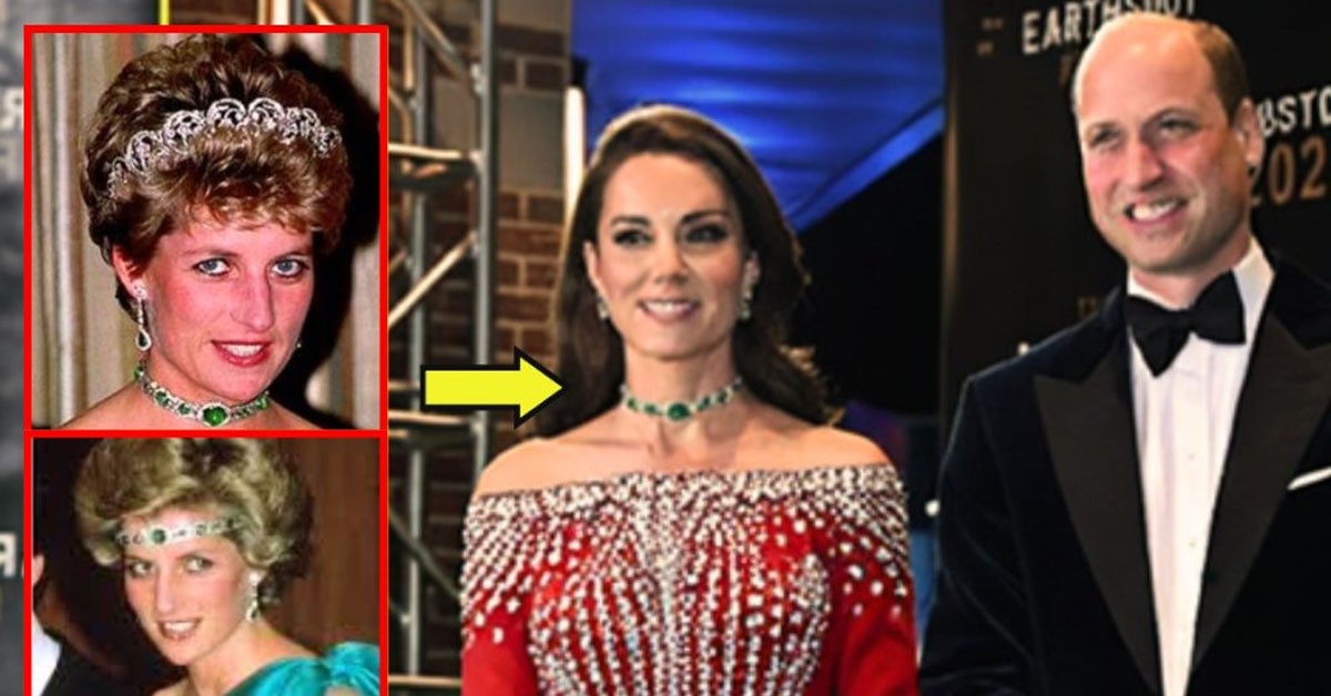 OMG! Princess Catherine STEALS THE LIMELIGHT In A Stunning Slit Dress and Diana's Treasured Heirloom Jewelry As She Joined William At The Earthshot Prize