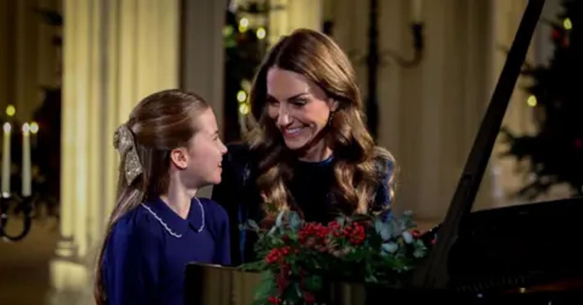 The Princess of Wales and Princess Charlotte: A Heartwarming Piano Duet at the "Welcome to the New Year" Carol Service