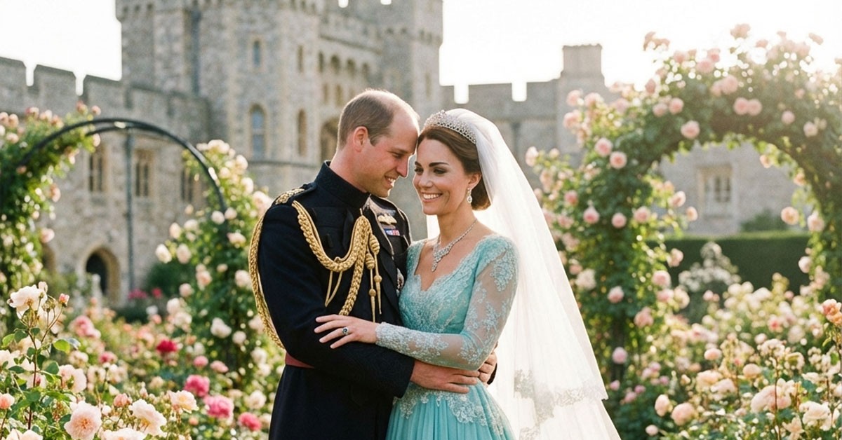ROYAL SHOCK: The Hidden Meaning Behind Prince William's Dress for Kate Causes a Stir Online